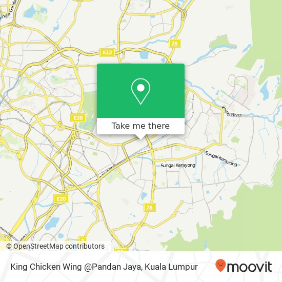 King Chicken Wing @Pandan Jaya map