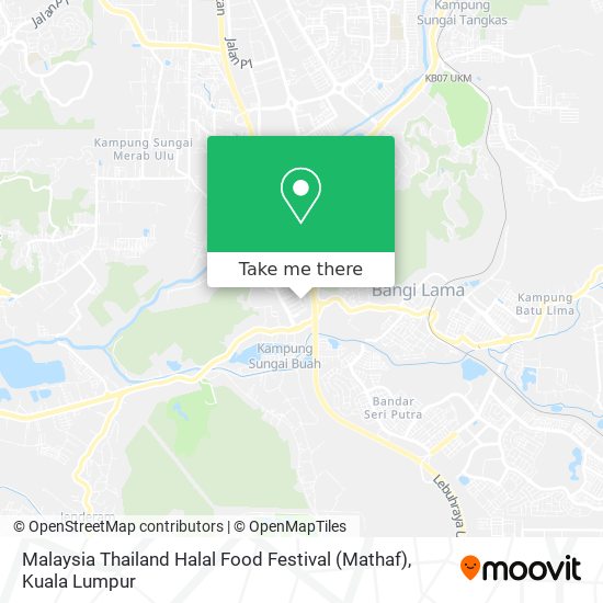 Malaysia Thailand Halal Food Festival (Mathaf) map