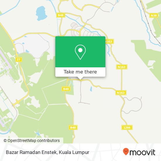 Peta Bazar Ramadan Enstek
