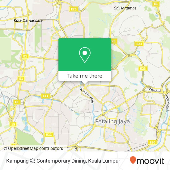 Kampung 鄉 Contemporary Dining map