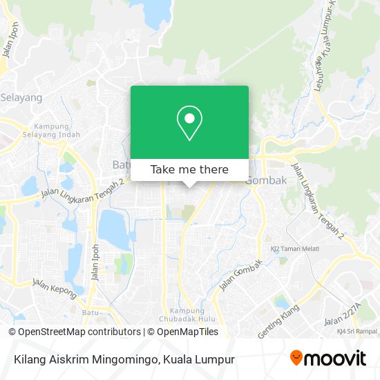 Kilang Aiskrim Mingomingo map