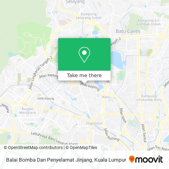 Balai Bomba Dan Penyelamat Jinjang map