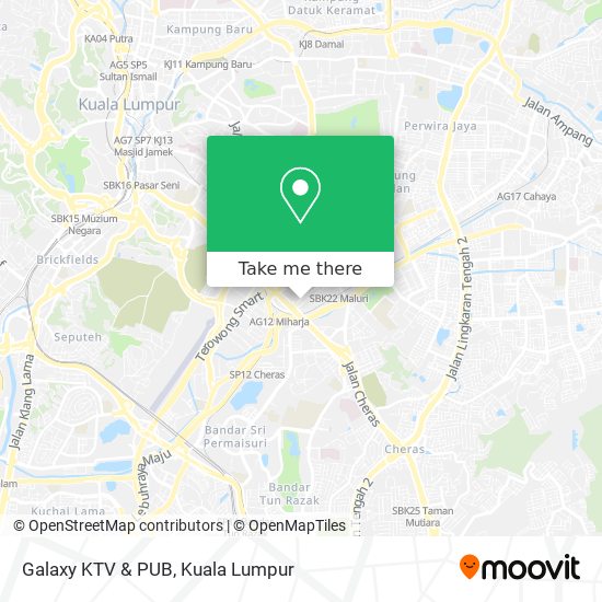 Galaxy KTV & PUB map