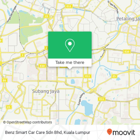 Peta Benz Smart Car Care Sdn Bhd