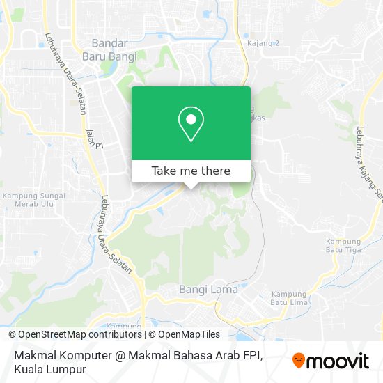 Makmal Komputer @ Makmal Bahasa Arab FPI map