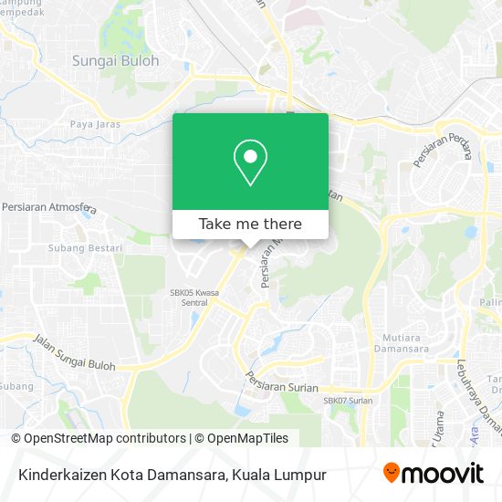 Kinderkaizen Kota Damansara map