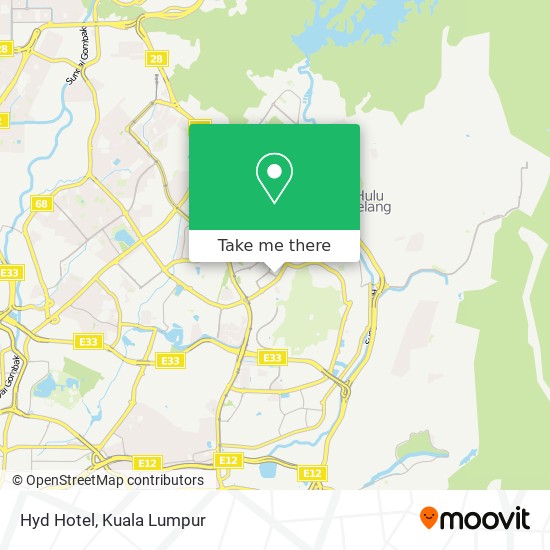 Hyd Hotel map