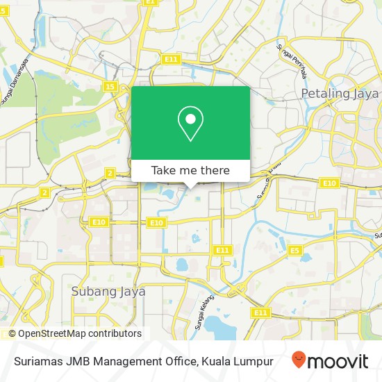 Suriamas JMB Management Office map