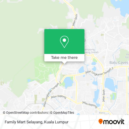 Family Mart Selayang map