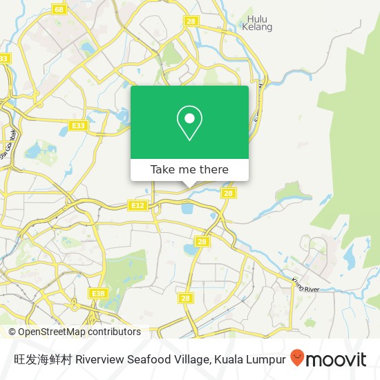 旺发海鲜村 Riverview Seafood Village map