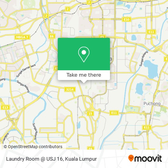 Laundry Room @ USJ 16 map