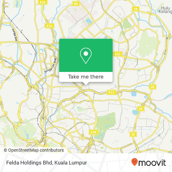 Felda Holdings Bhd map
