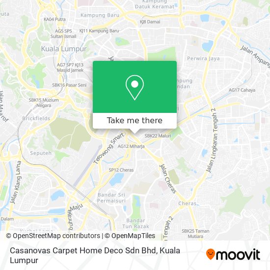 Casanovas Carpet Home Deco Sdn Bhd map