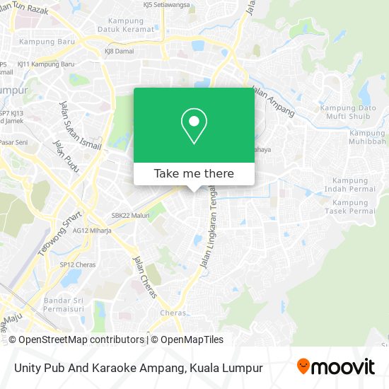Unity Pub And Karaoke Ampang map