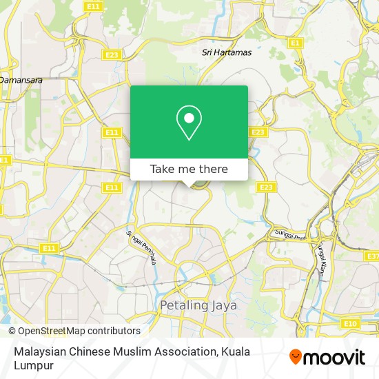 Malaysian Chinese Muslim Association map