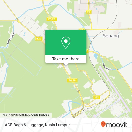 ACE Bags & Luggage map