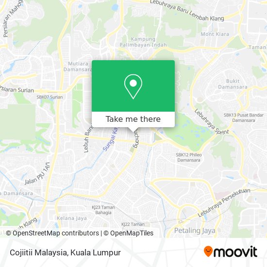 Peta Cojiitii Malaysia