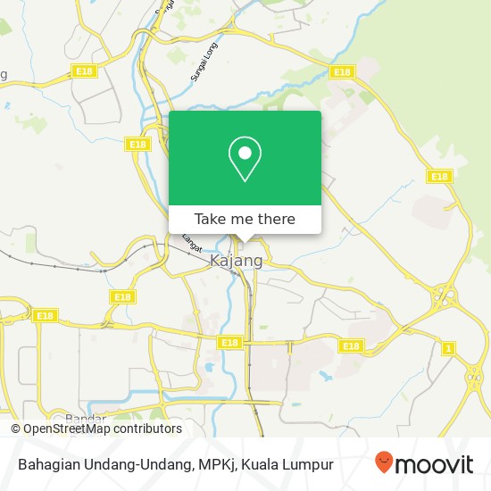 Bahagian Undang-Undang, MPKj map