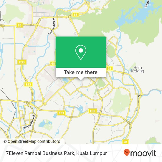 Peta 7Eleven Rampai Business Park