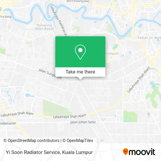 Yi Soon Radiator Service map