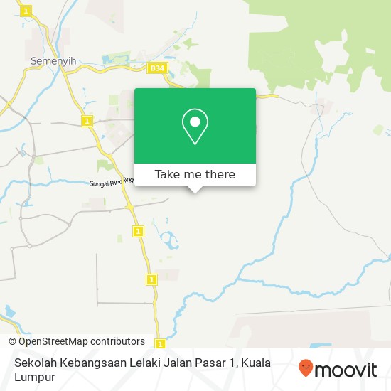 Sekolah Kebangsaan Lelaki Jalan Pasar 1 map