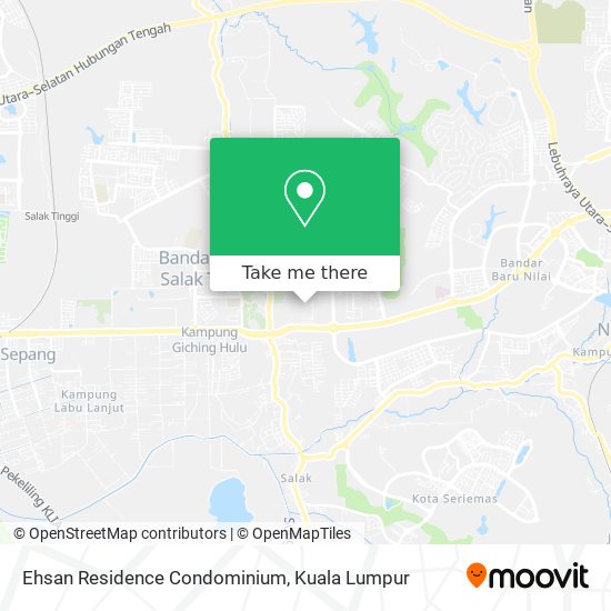Ehsan Residence Condominium map
