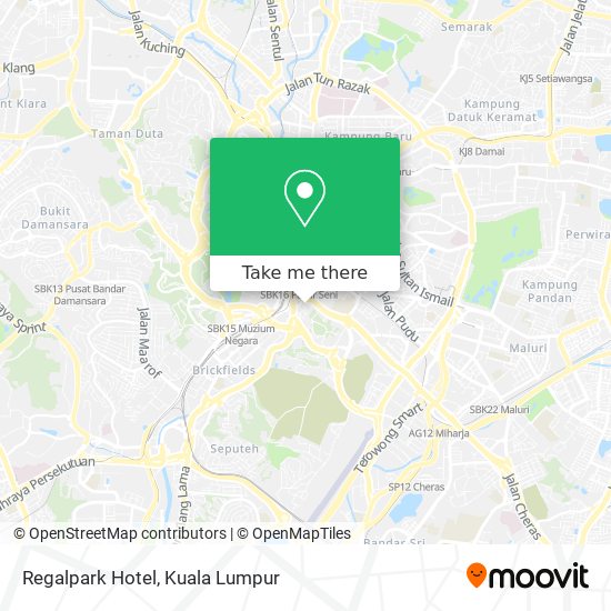 Regalpark Hotel map