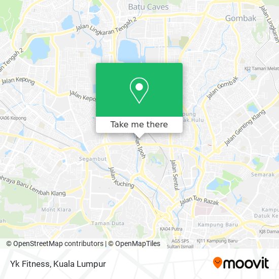 Yk Fitness map