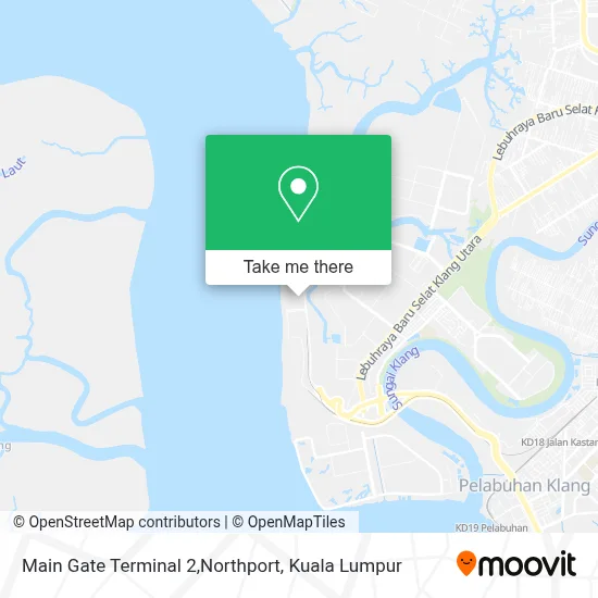 Main Gate Terminal 2,Northport map