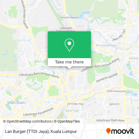 Lan Burger (TTDI Jaya) map