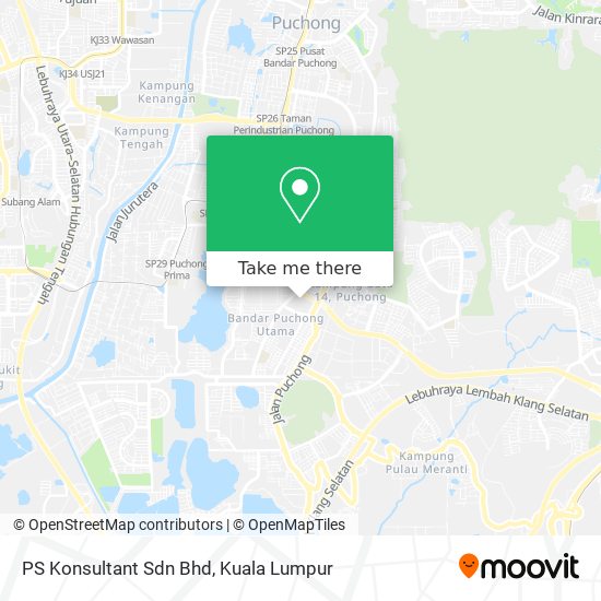 PS Konsultant Sdn Bhd map