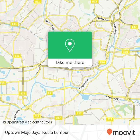 Uptown Maju Jaya map