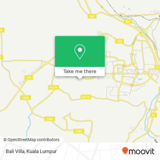 Peta Bali Villa