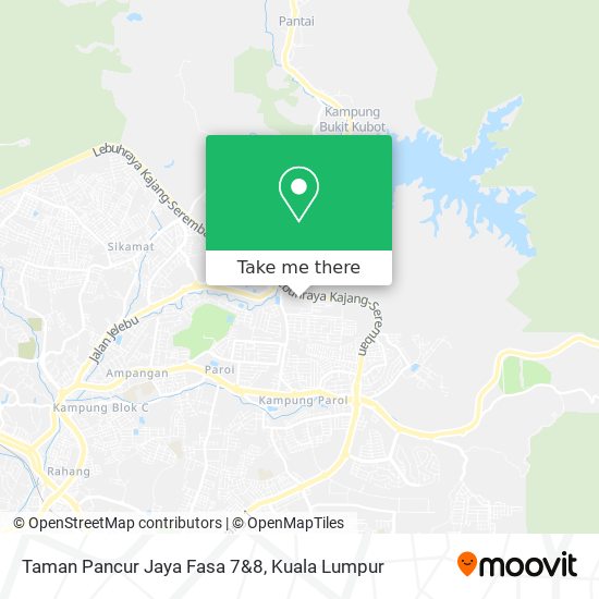 Peta Taman Pancur Jaya Fasa 7&8