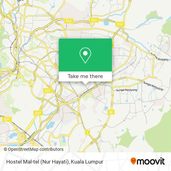 Hostel Mal-tel (Nur Hayati) map