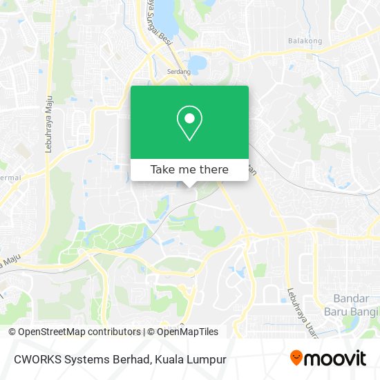 CWORKS Systems Berhad map