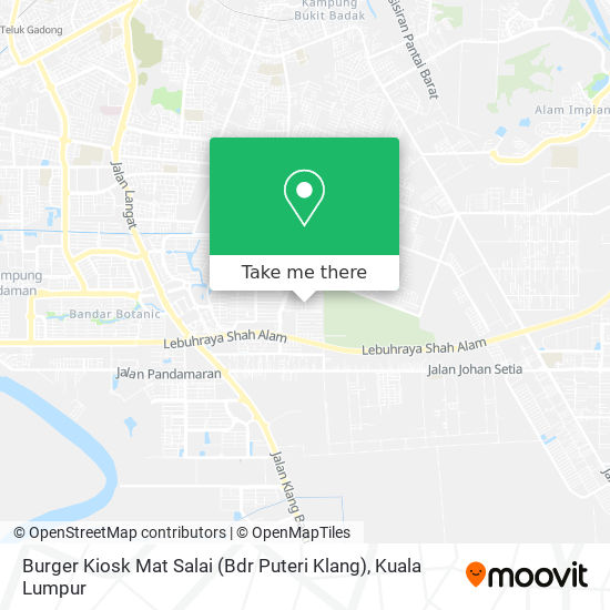 Burger Kiosk Mat Salai (Bdr Puteri Klang) map