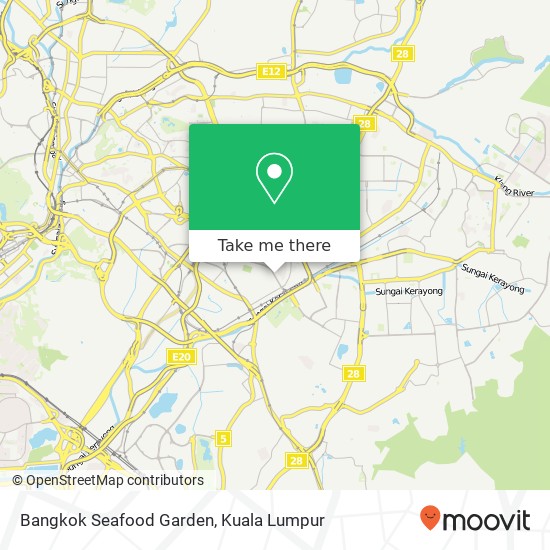 Bangkok Seafood Garden map