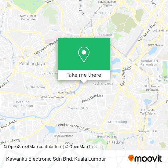 Peta Kawanku Electronic Sdn Bhd