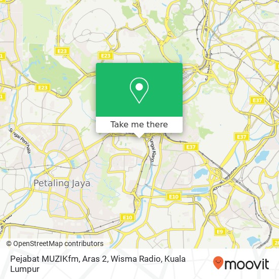 Pejabat MUZIKfm, Aras 2, Wisma Radio map