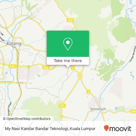 My Nasi Kandar Bandar Teknologi map