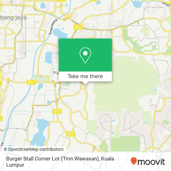 Burger Stall Corner Lot (Tmn Wawasan) map