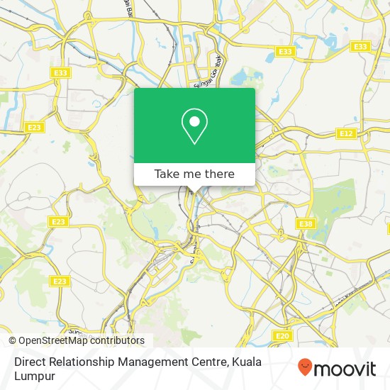 Direct Relationship Management Centre map