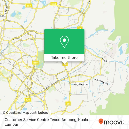 Peta Customer Service Centre Tesco Ampang