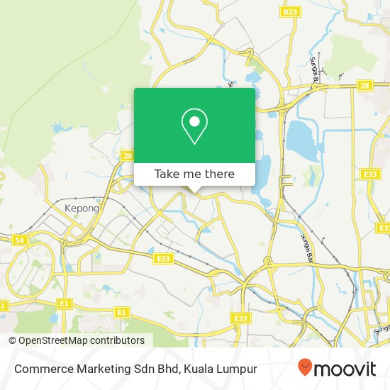 Commerce Marketing Sdn Bhd map