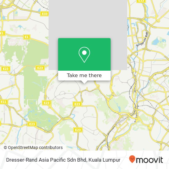 Dresser-Rand Asia Pacific Sdn Bhd map