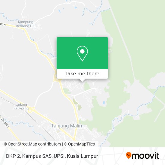 DKP 2, Kampus SAS, UPSI map