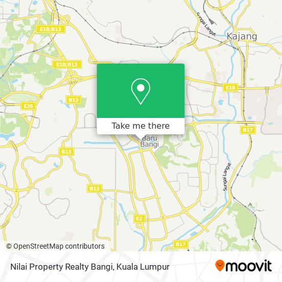 Nilai Property Realty Bangi map