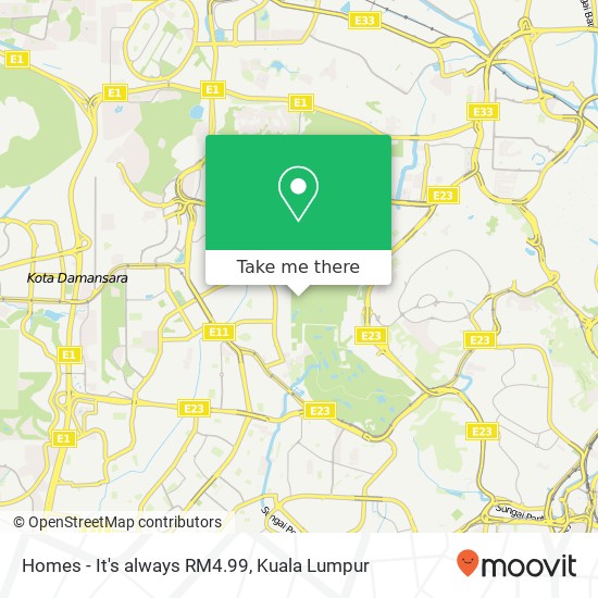 Homes - It's always RM4.99 map