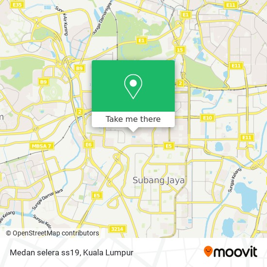 Peta Medan selera ss19